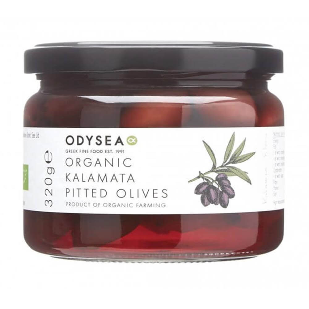 Odysea Organic Kalamata Pitted Olives 320g